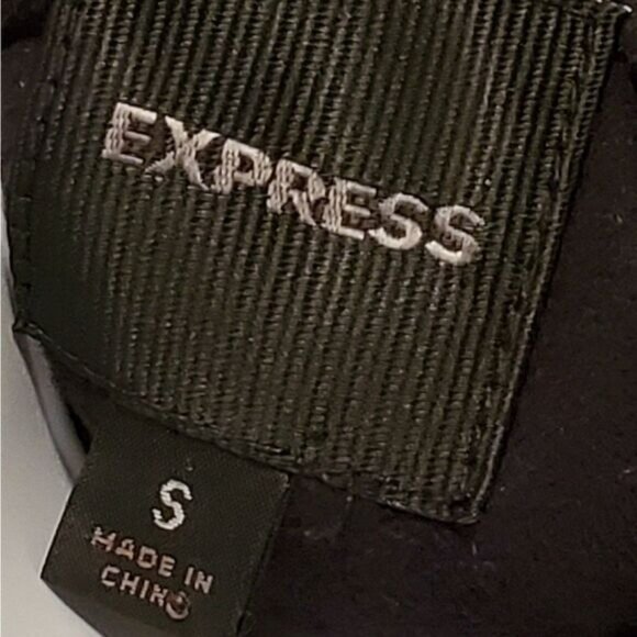 Express Jacket Small Faux Suede Grommet Waterfall Drape Whimsigoth Rocker Chic - Picture 4 of 8